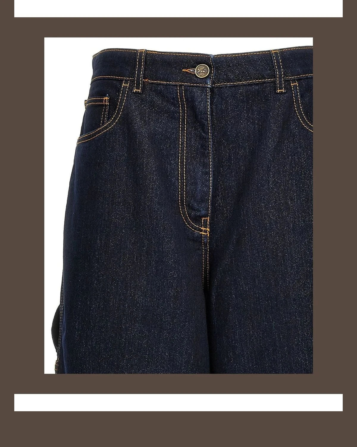 Etro Jean in blue, Cotton — view 3