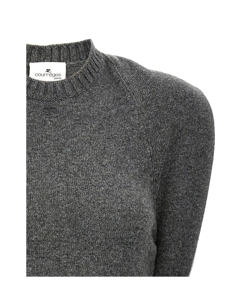 Courrèges Dresse in gray, Wool — view 3