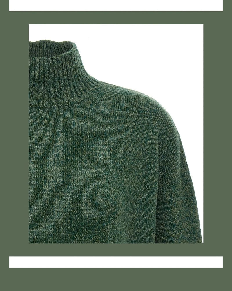Victoria Beckham Sweater in green, Wool — view 4