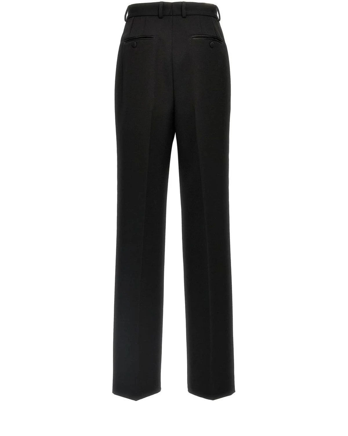 Dolce & Gabbana Tuxedo Pant in black, Wool — view 2