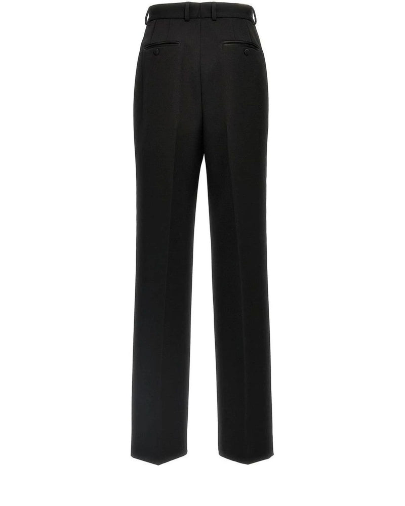 Dolce & Gabbana Tuxedo Pant in black, Wool — view 2