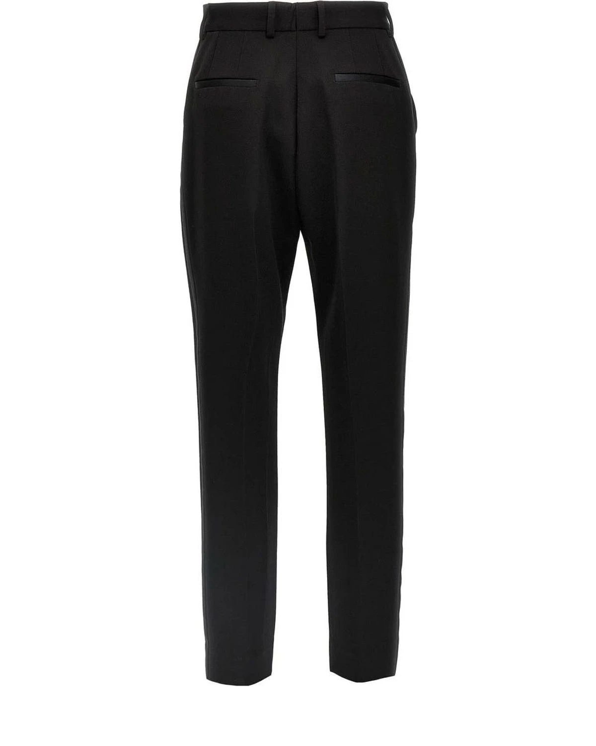 Dolce & Gabbana Tuxedo Pant in black, Wool — view 2