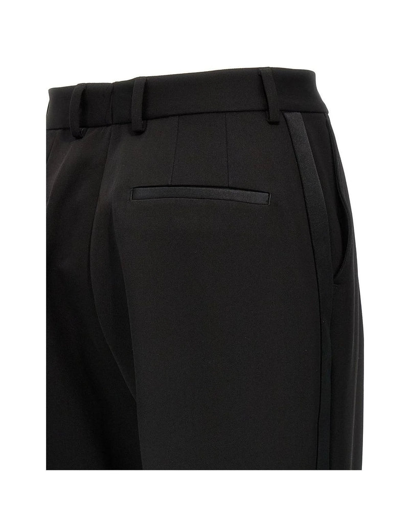 Dolce & Gabbana Tuxedo Pant in black, Wool — view 4