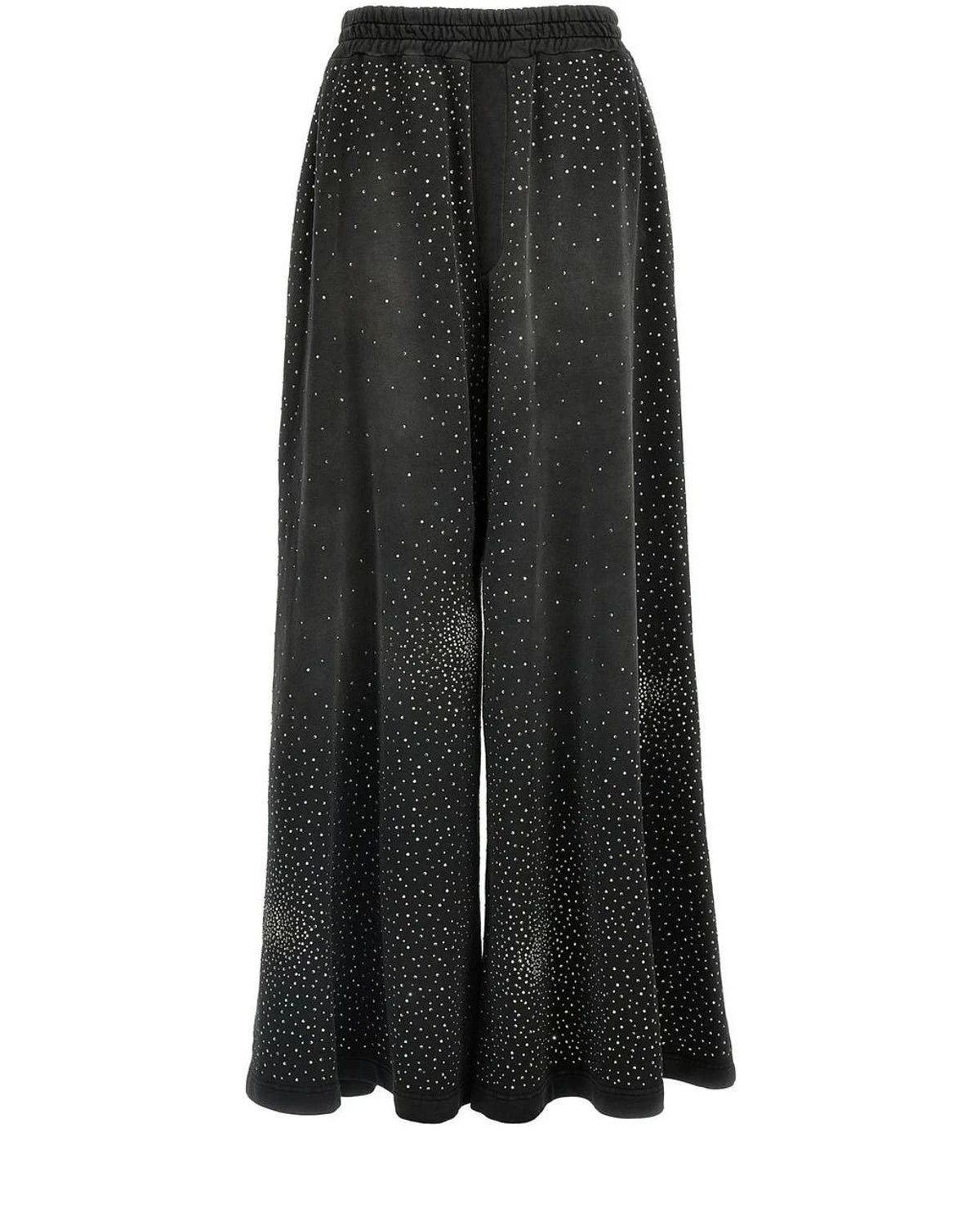 Giuseppe Di Morabito Palazzo Pant in black, Cotton