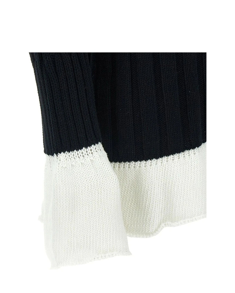 Issey Miyake Sweater in black, Cotton — view 4