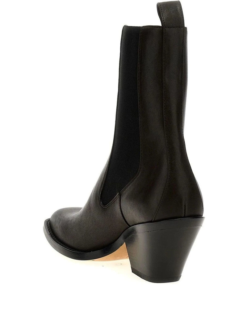 Khaite Boots in brown, Calfskin Leather — view 3