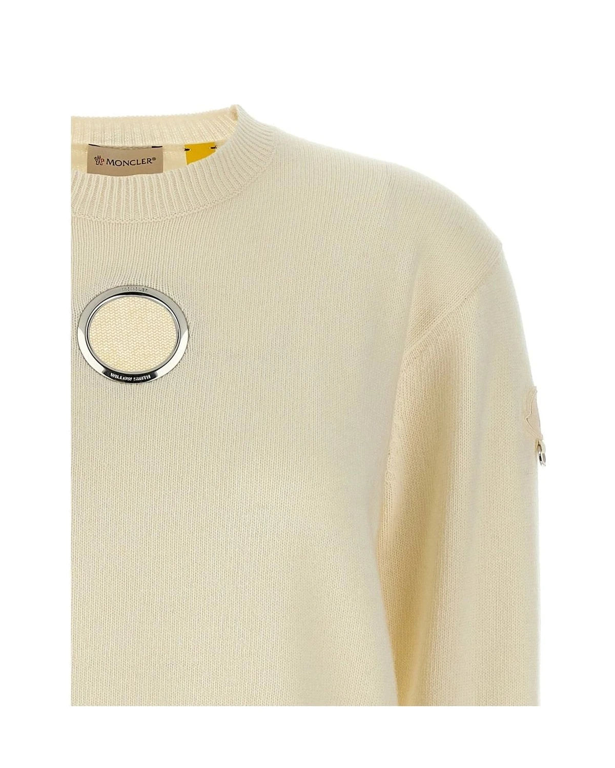 MONCLER GENIUS Sweater in white — view 3
