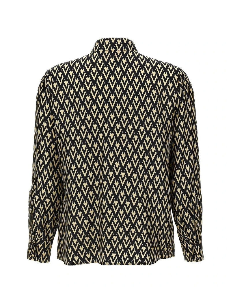 Valentino Garavani Dress Shirt in black, Silk — view 2