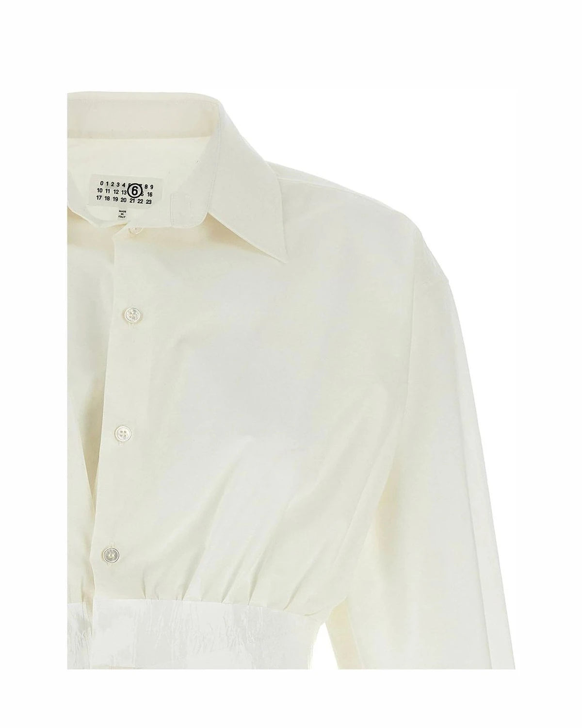 MM6 Maison Margiela Dress Shirt in white, Cotton — view 3
