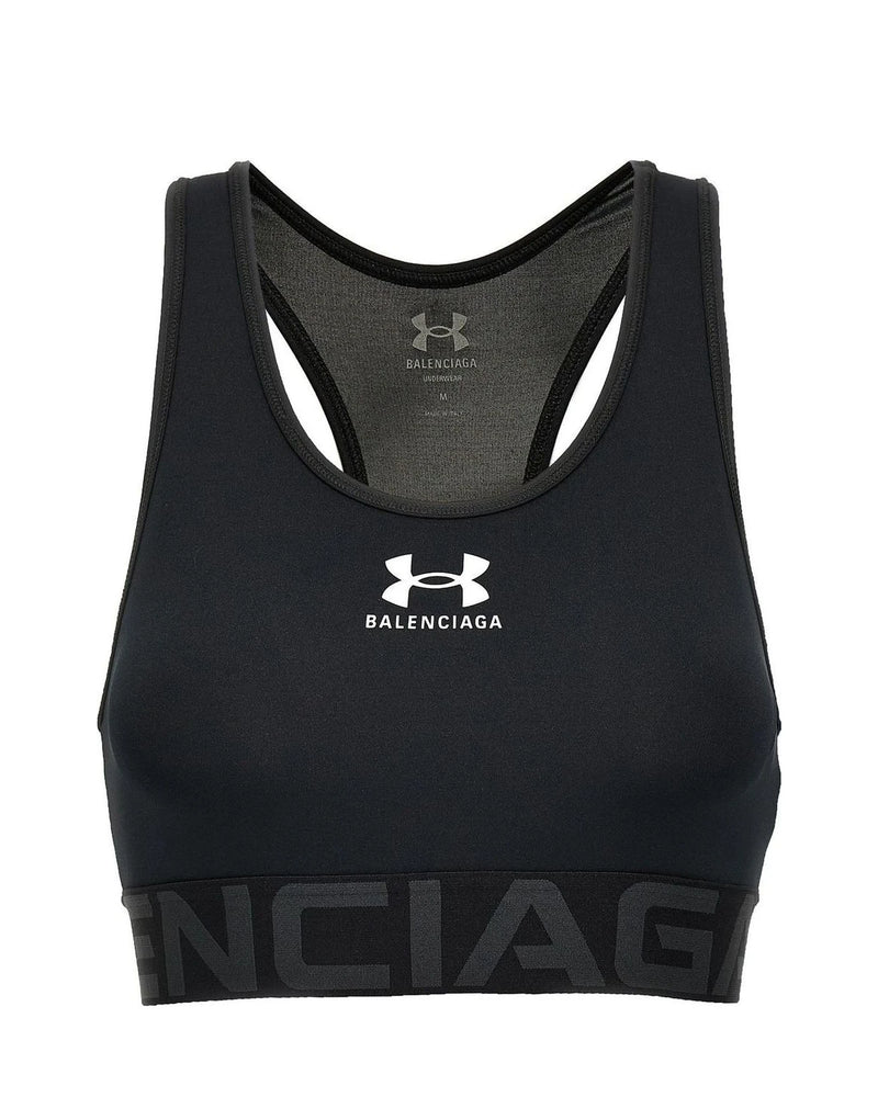 Balenciaga Sports Bra in black, Polyester