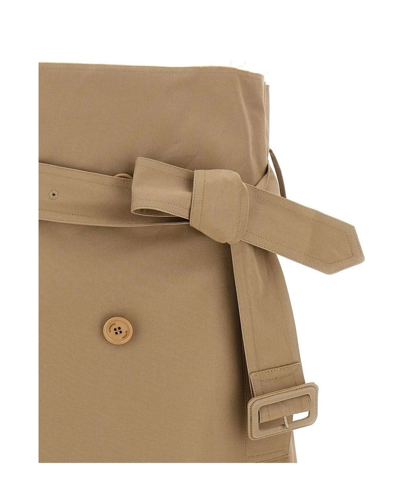 Vetements Skirt in beige, Cotton — view 3