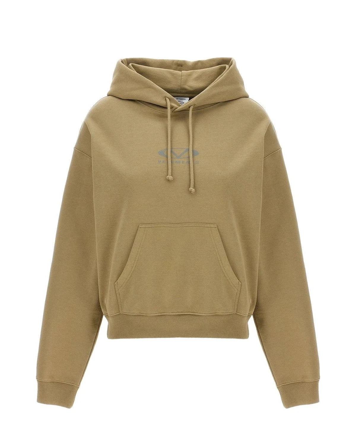 Vetements Hoodie in beige, Cotton