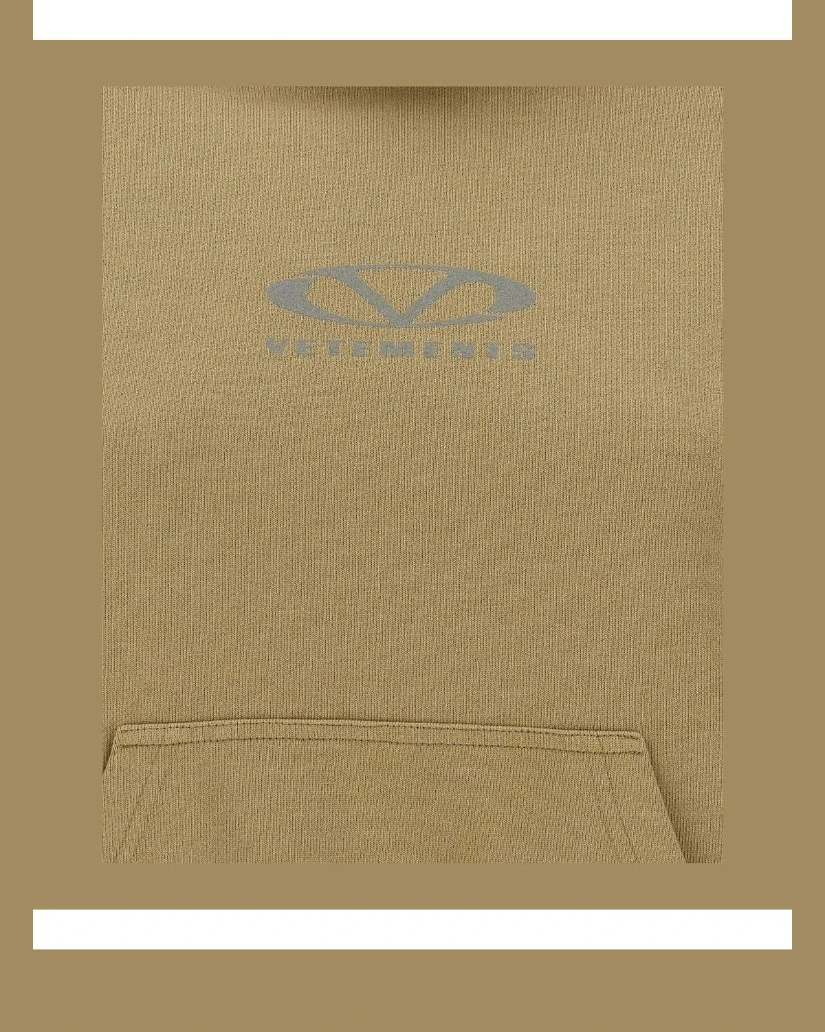 Vetements Hoodie in beige, Cotton — view 4