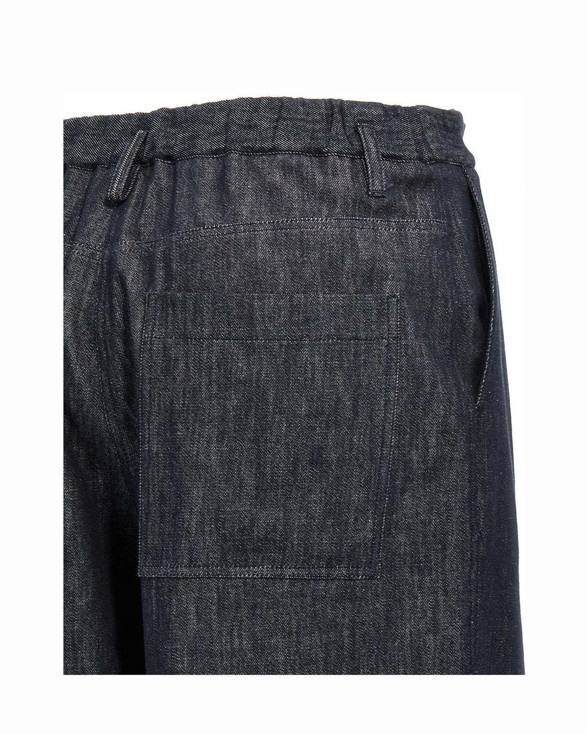 Brunello Cucinelli Palazzo Pant in blue, Cotton — view 4