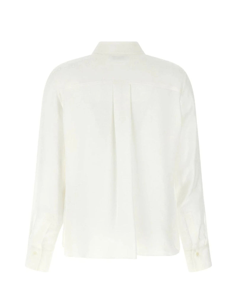 Ferragamo Dress Shirt in white, Silk — view 2