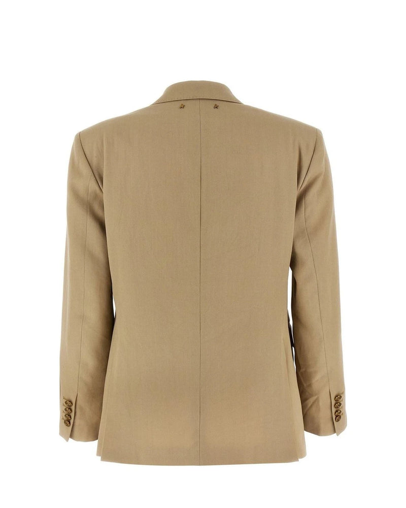 Golden Goose Blazer in beige, Virgin Wool — view 2