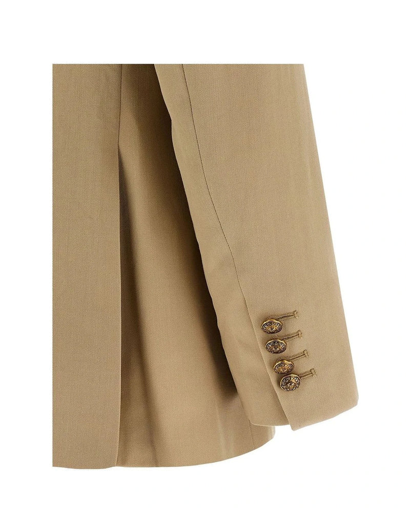Golden Goose Blazer in beige, Virgin Wool — view 4