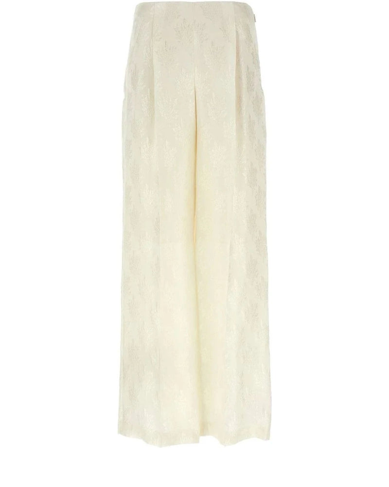 Fendi Palazzo Pant in white, Silk