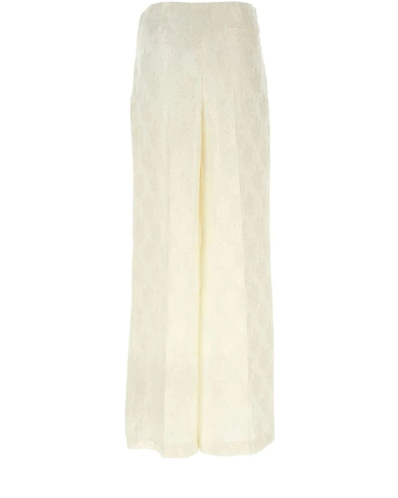 Fendi Palazzo Pant in white, Silk — view 2