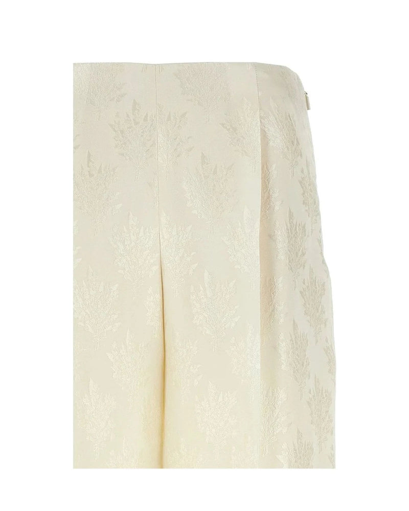 Fendi Palazzo Pant in white, Silk — view 3