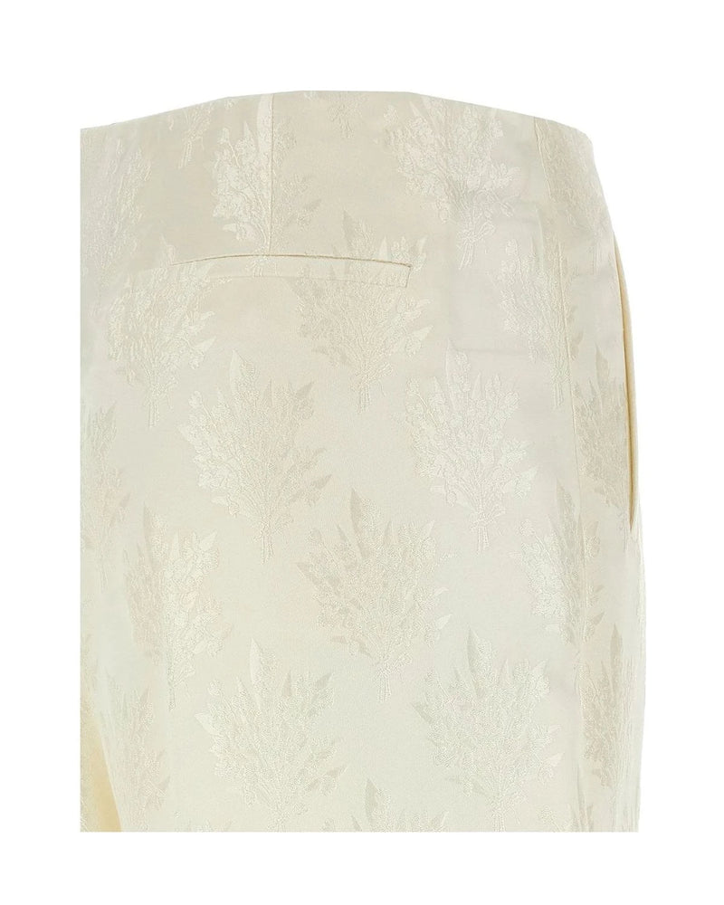 Fendi Palazzo Pant in white, Silk — view 4