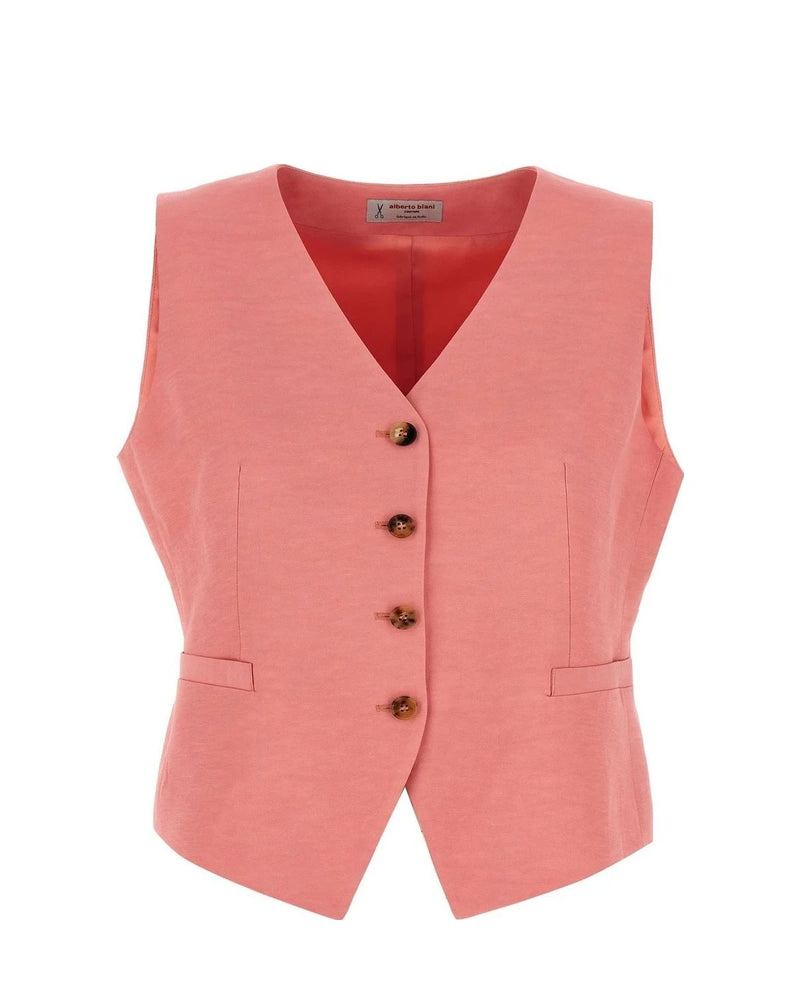 Alberto Biani Vest in multicolor, Viscose