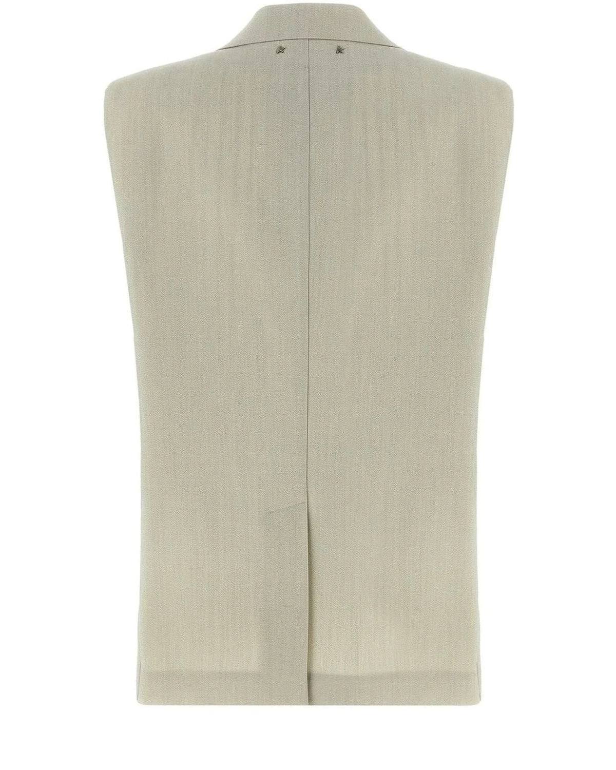 Golden Goose Vest in beige, Virgin Wool — view 2