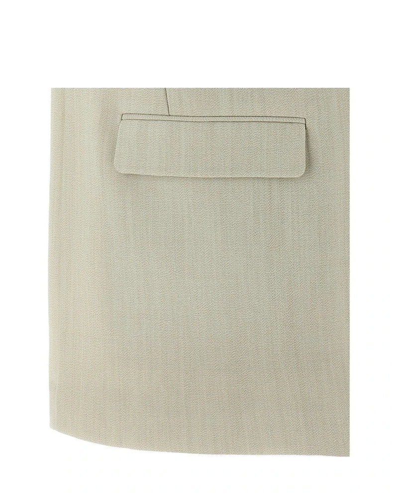 Golden Goose Vest in beige, Virgin Wool — view 4
