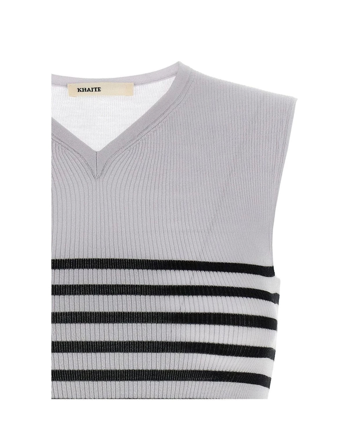Khaite Blouse in gray, Wool — view 3
