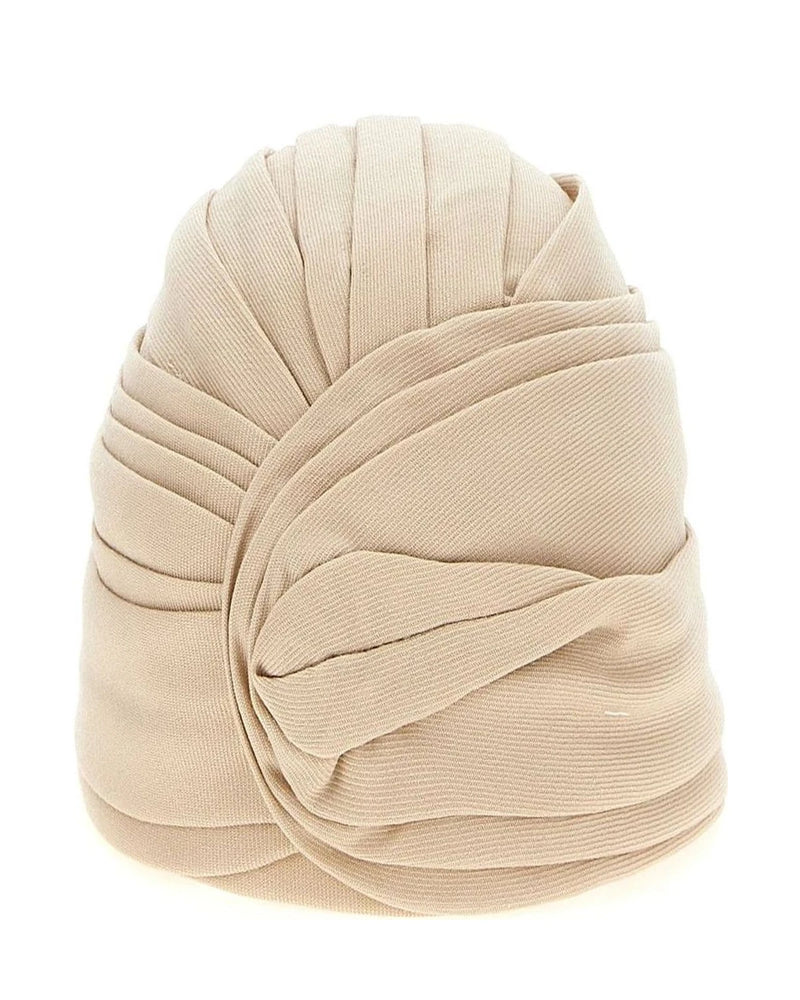 Valentino Garavani Cloche Hat in beige, Virgin Wool