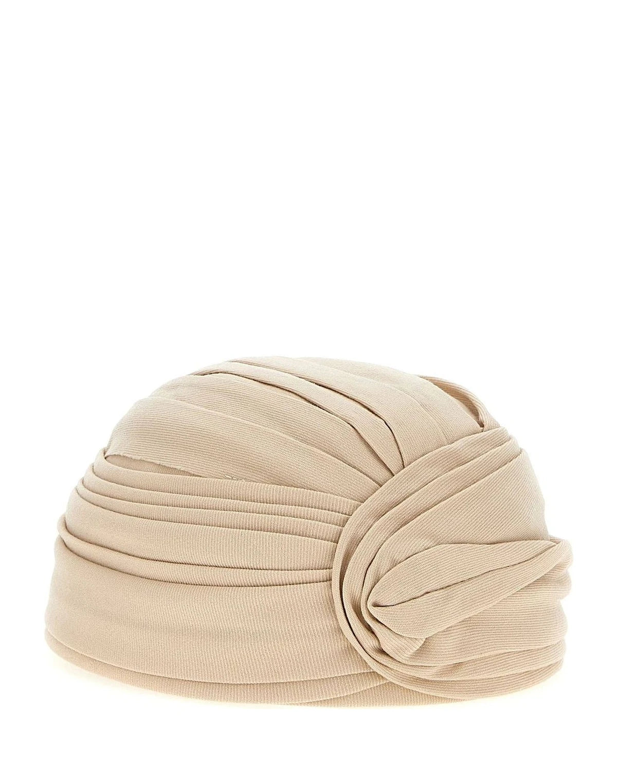 Valentino Garavani Cloche Hat in beige, Virgin Wool — view 2