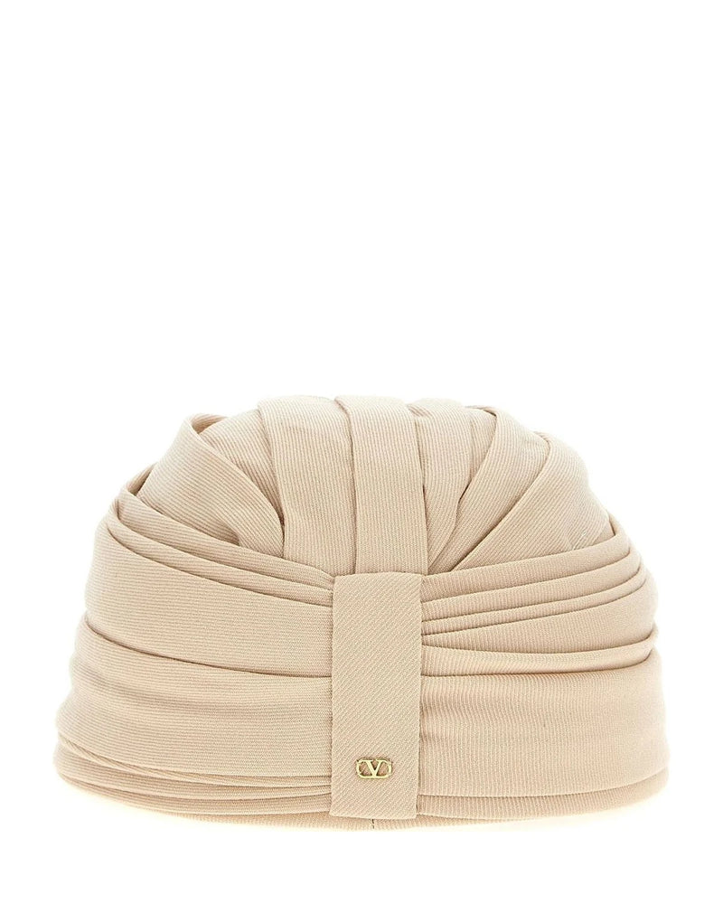 Valentino Garavani Cloche Hat in beige, Virgin Wool — view 3
