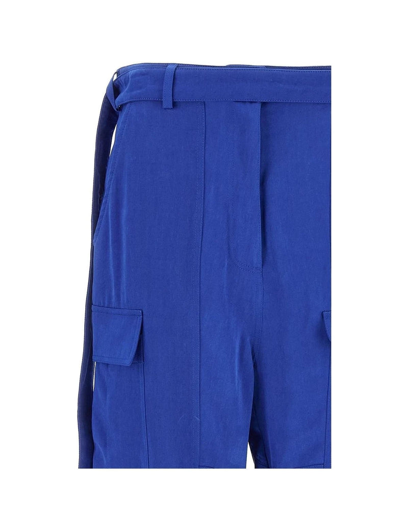 Ferragamo Cargo Pant in blue, Lyocell — view 3