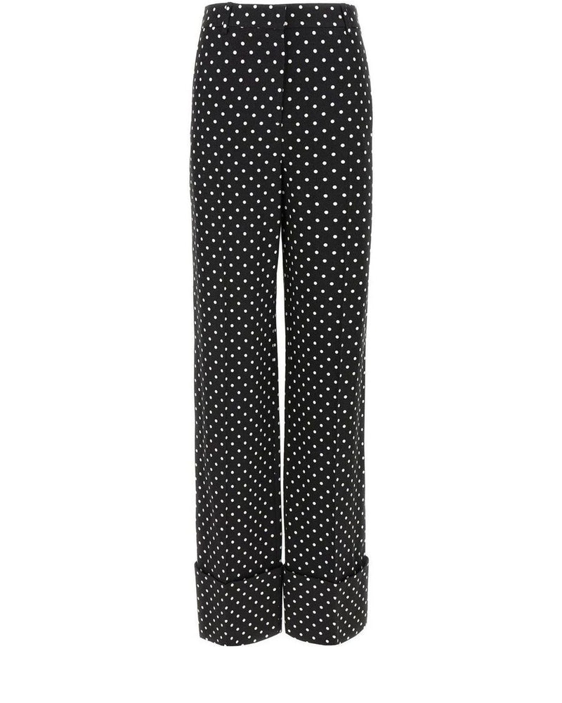 Valentino Garavani Palazzo Pant in black, Viscose