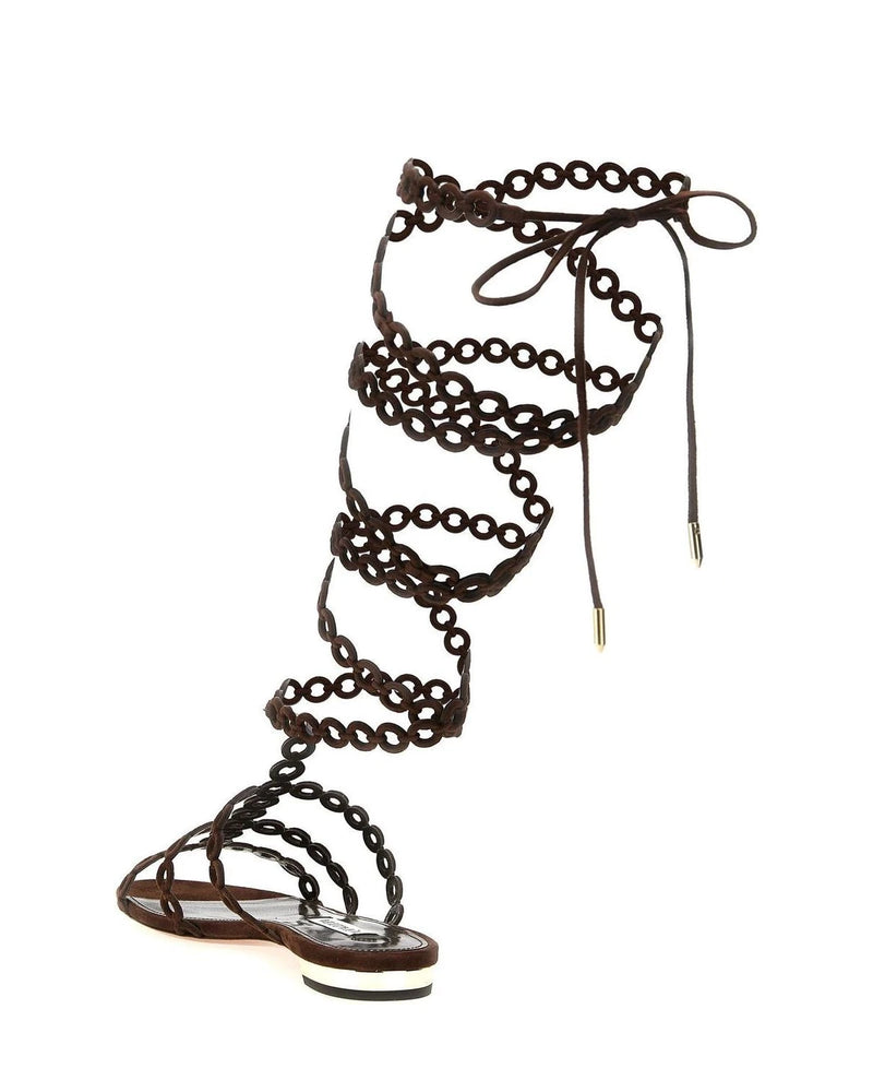 Aquazzura Sandals in brown — view 3