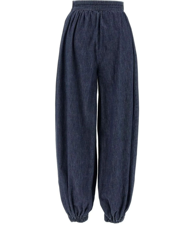 Valentino Garavani Harem Pant in blue, Cotton — view 2