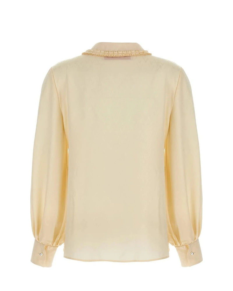 Valentino Garavani Blouse in beige, Silk — view 2