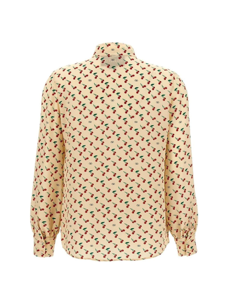 Valentino Garavani Blouse in beige, Silk — view 2