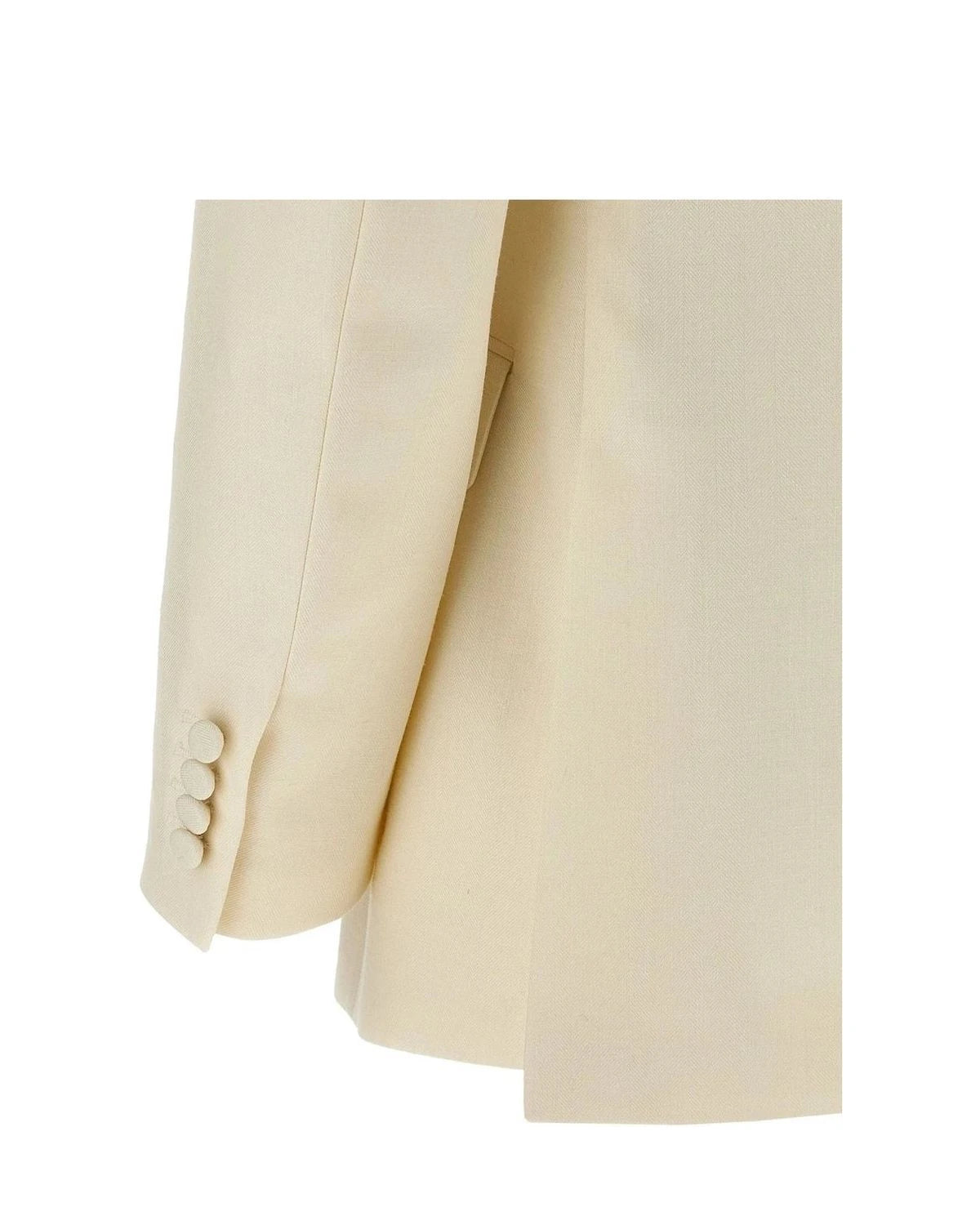 Brioni Blazer in white, Wool — view 4