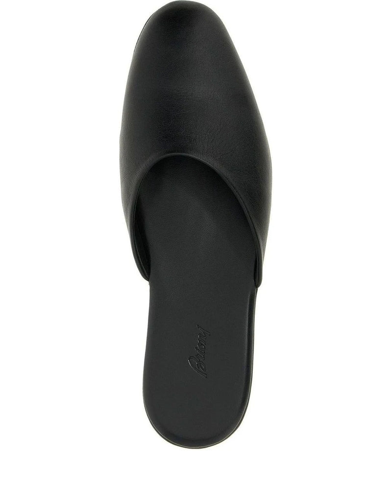 Brioni Mules in black, Calfskin Leather — view 4