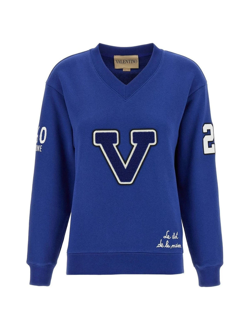 Valentino Garavani Sweatshirt in blue, Cotton