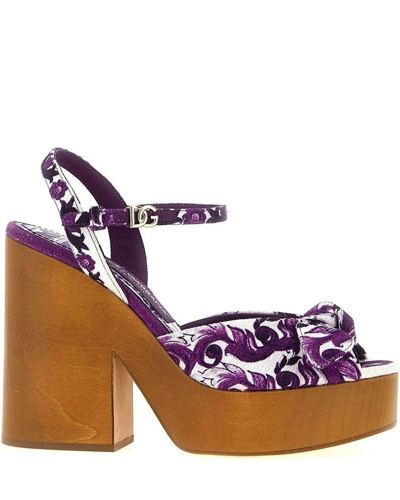 Dolce & Gabbana Heels in purple, Cotton