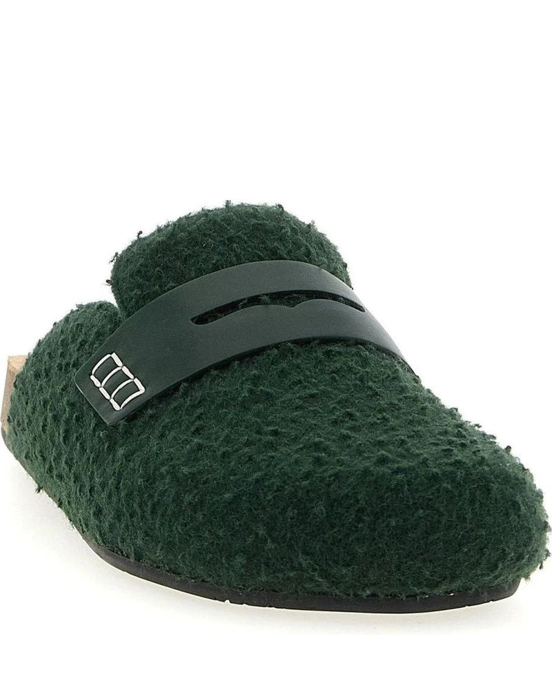 J.W.Anderson Slippers in green — view 2