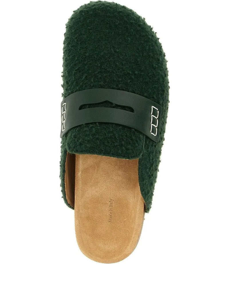 J.W.Anderson Slippers in green — view 4