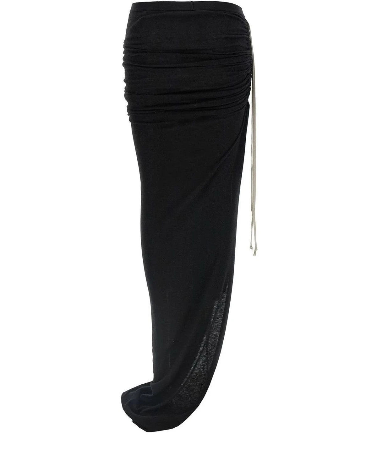 Rick Owens Skirt in black, Wool — view 2