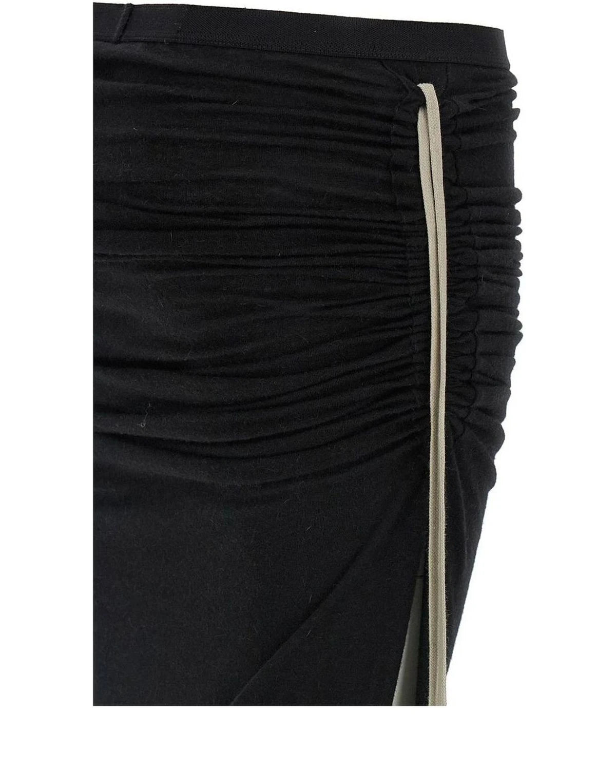 Rick Owens Skirt in black, Wool — view 4