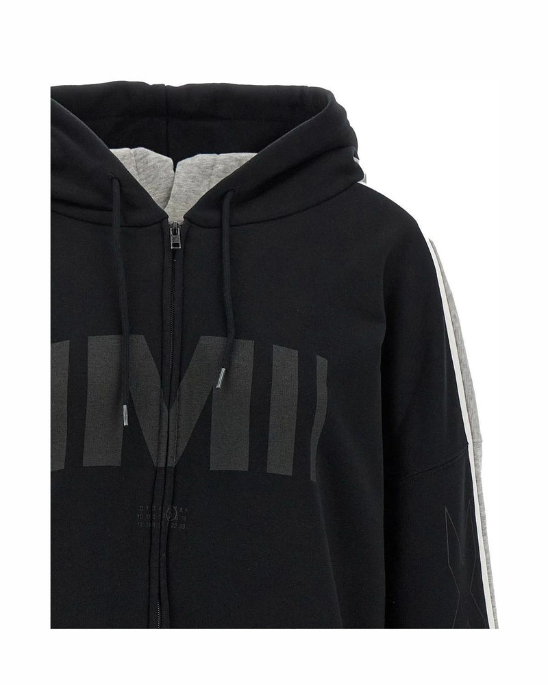 MM6 Maison Margiela Hoodie in multicolor, Cotton — view 4