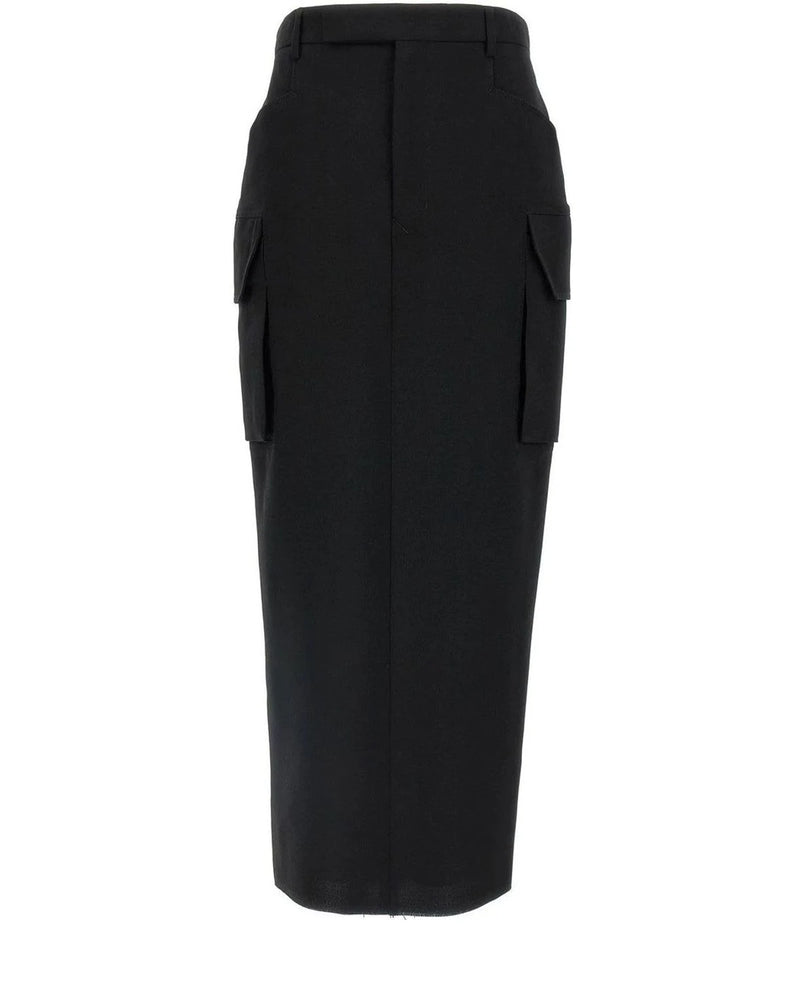 Rick Owens Skirt in black, Wool