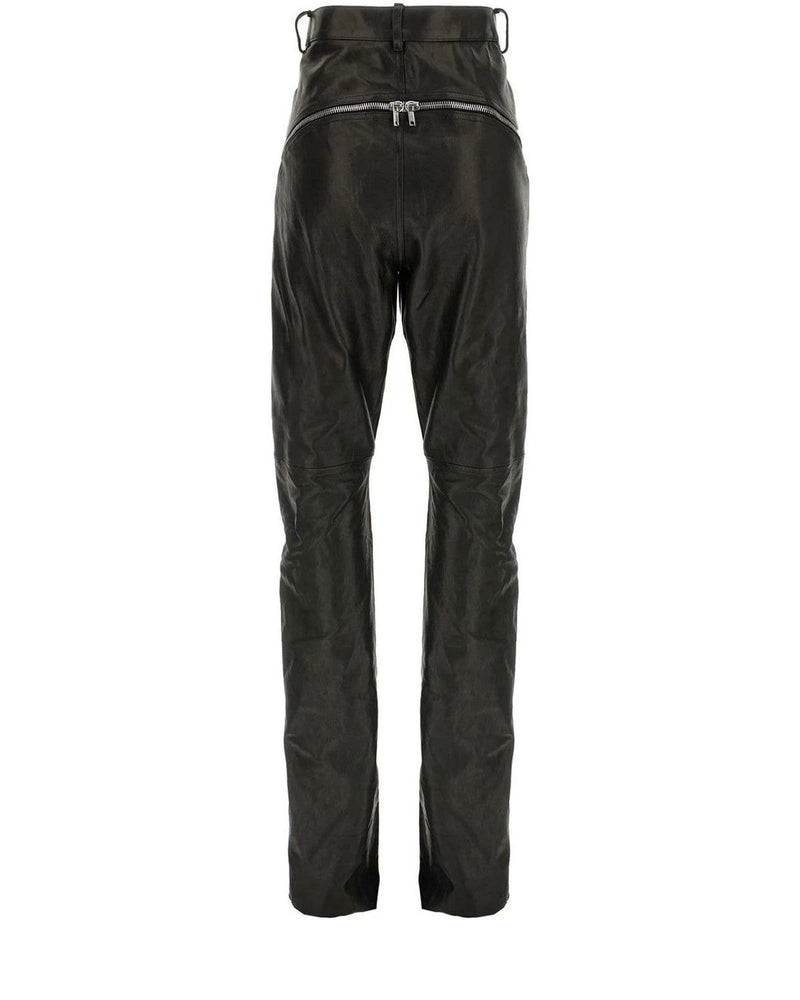 Rick Owens Trouser in black, Leather — view 2