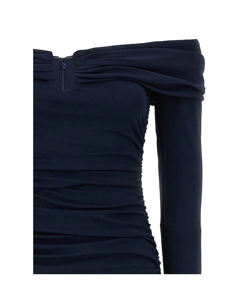 Carolina Herrera Dresse in blue, Acrylic — view 3